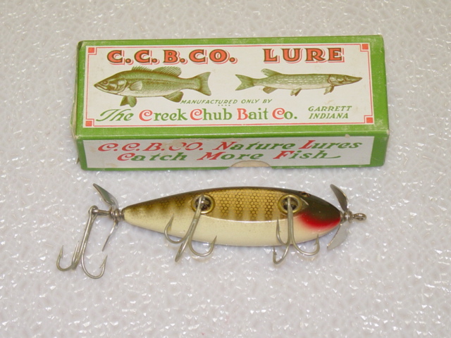Vintage Creek Chub Injured Minnow Fishing Lure