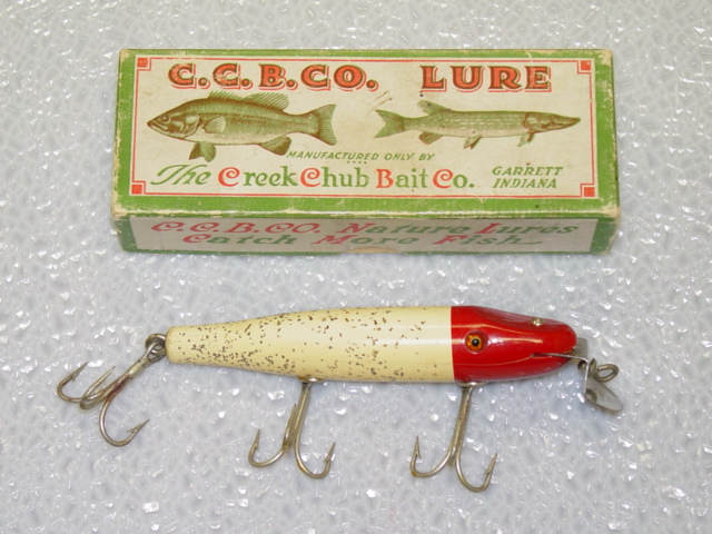 Vintage Creek Chub Jointed Husky Pikie Pike Scale Fishing Lure
